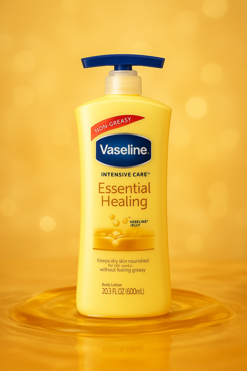 Lot de 3 Lotions Vaseline Intensive Care – 600 ml