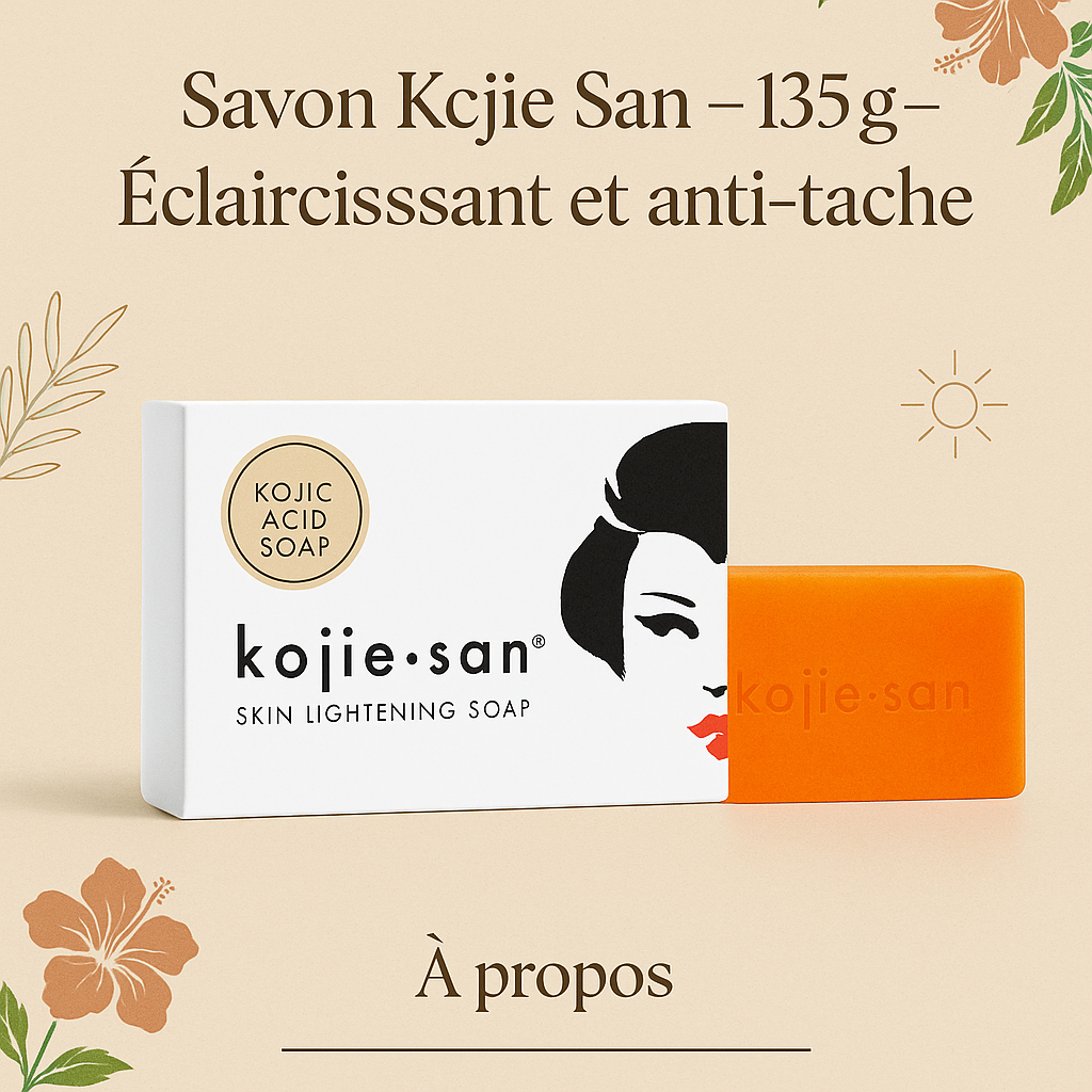 Savon Kojie San – 135g – Éclaircissant et anti-tache ™