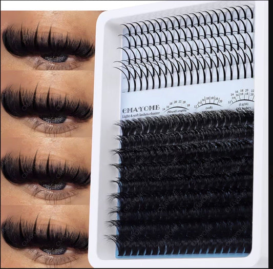 Bouquets de cils DIY – Effet Volume – 14 à 20 mm.