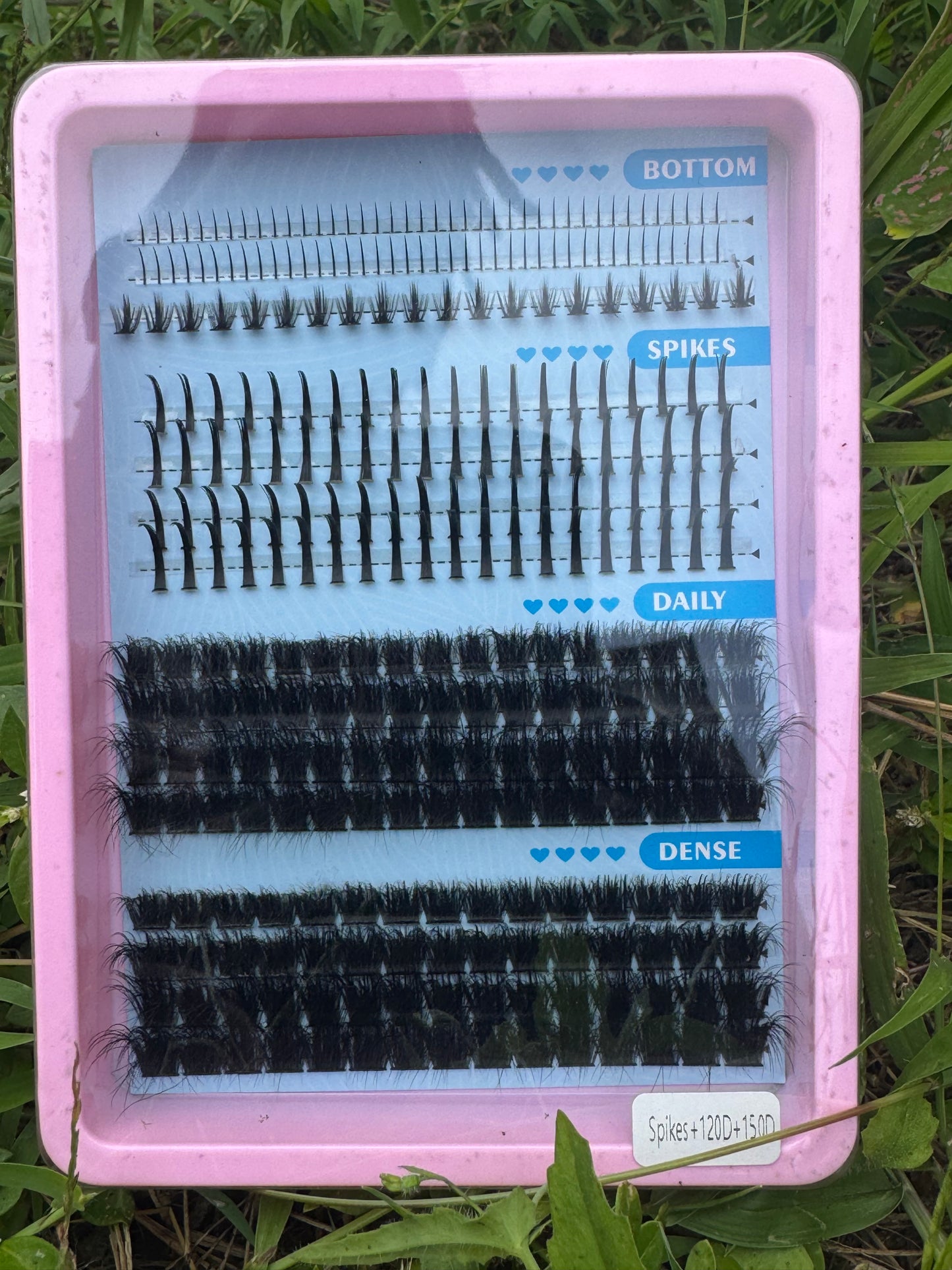 Kit Faux Cils Mix Spikes & Volume – Effet Naturel à Intense