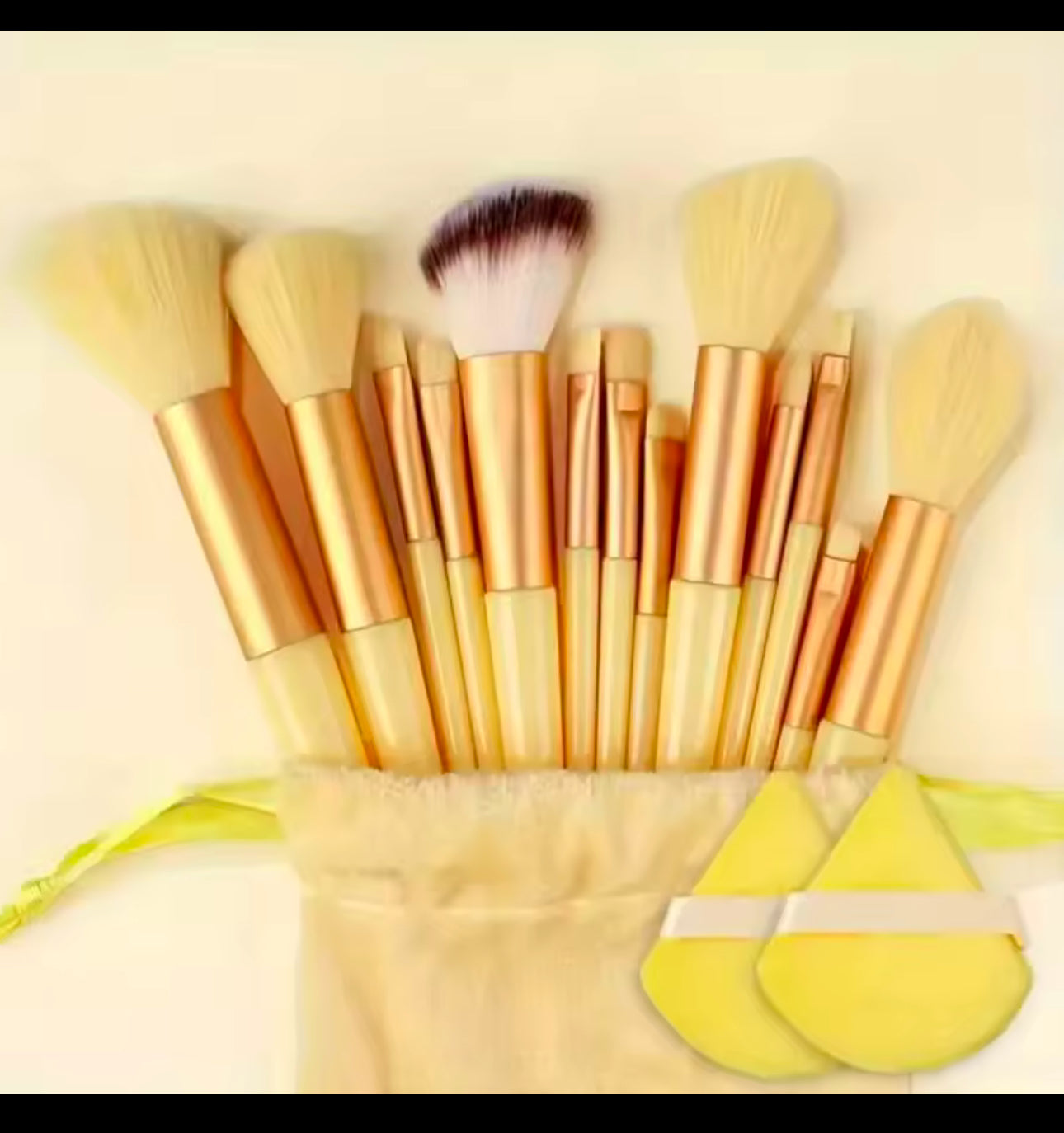 Set de 13 pinceaux maquillage + 1 éponge blender – Finition professionnelle