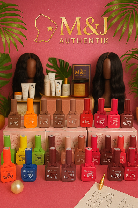 Kit Vernis Semi-Permanent JR® – UV/LED Soak-Off – Lot de 9 couleurs (15 ml)