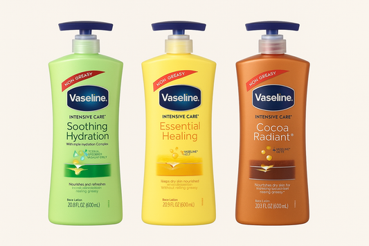 Lot de 3 Lotions Vaseline Intensive Care – 600 ml
